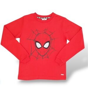 Marvel Kids Red Spider-Man Long Sleeve Tee